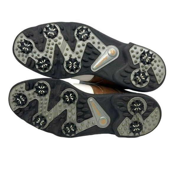 Footjoy Mens 58049 Golf Shoes Super Lites Saddle Multicolor Leather Low Top 9.5N - Picture 6 of 16